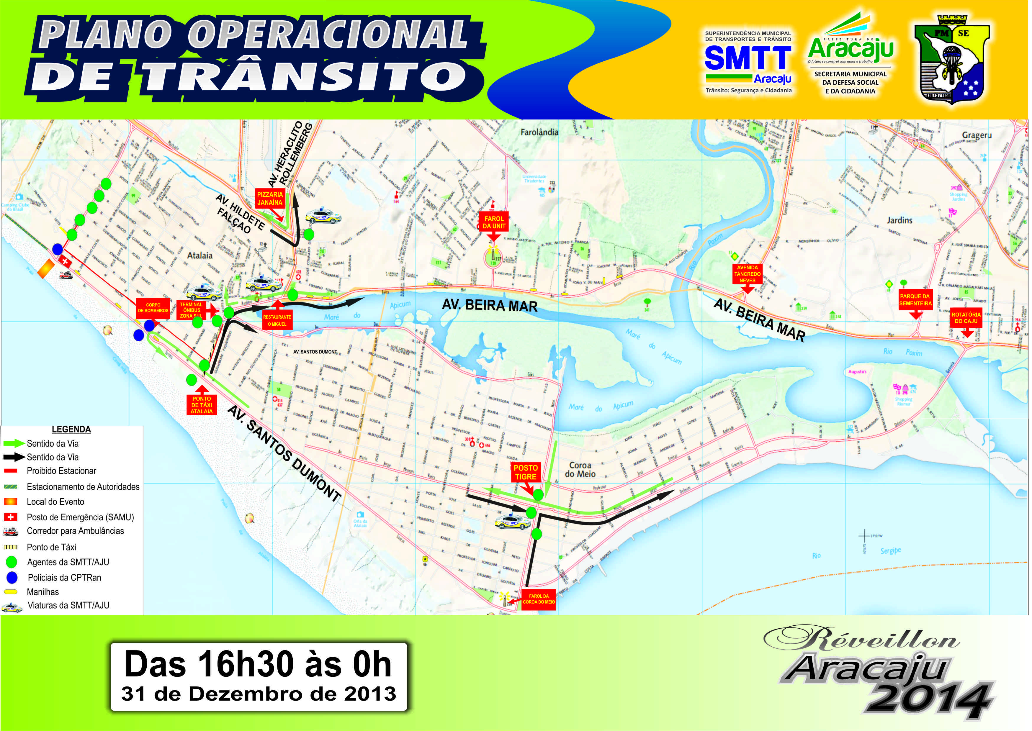 Réveillon: SMTT monta esquema de trânsito para a virada do ano - SMTT Aracaju